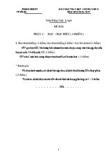 Đề kiểm tra chất lượng giữa học kỳ II môn Tiếng Việt Lớp 4 - Năm học 2016-2017 (Có đáp án)